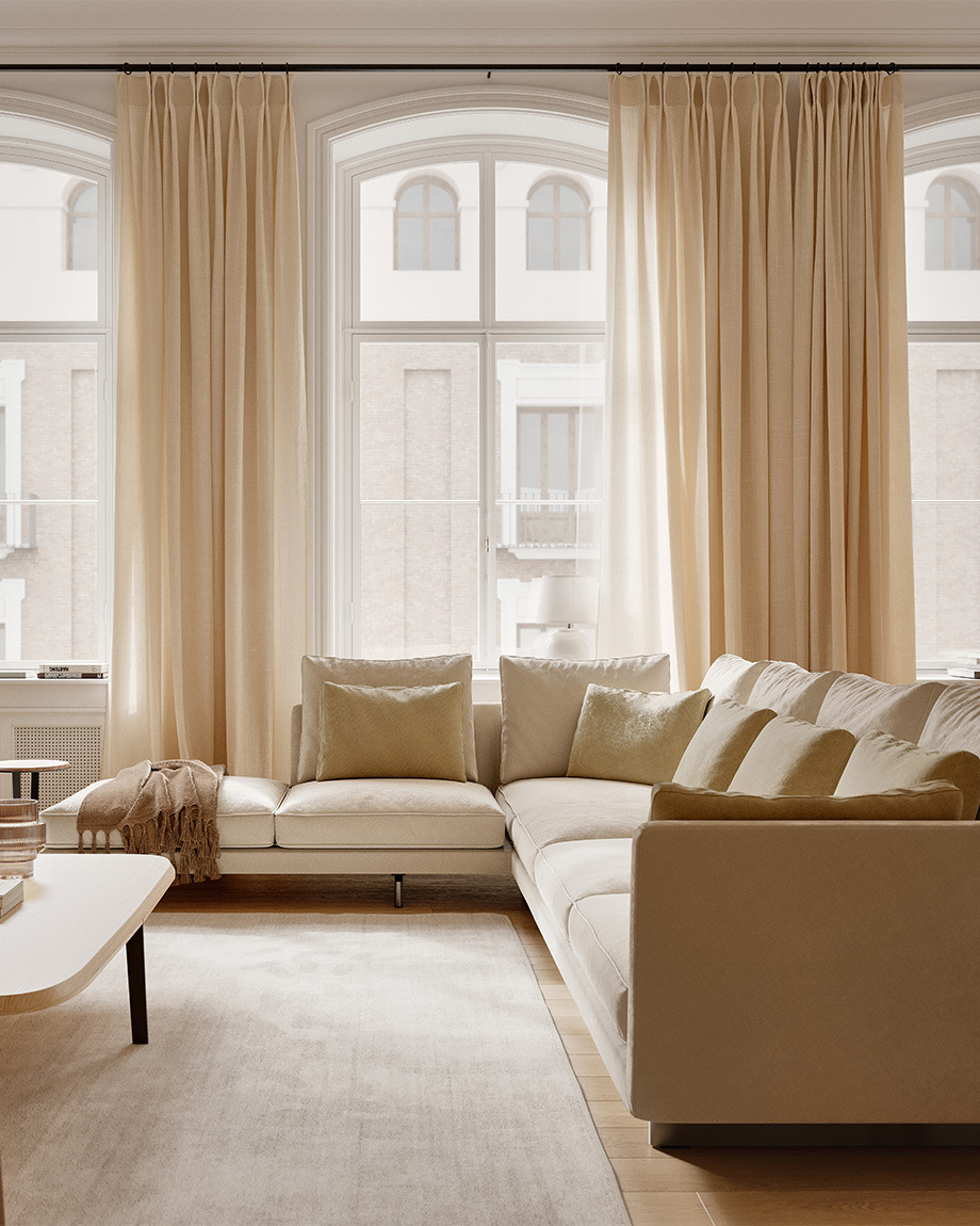 Savoy Sectional by Bensen - lifestyle view 2