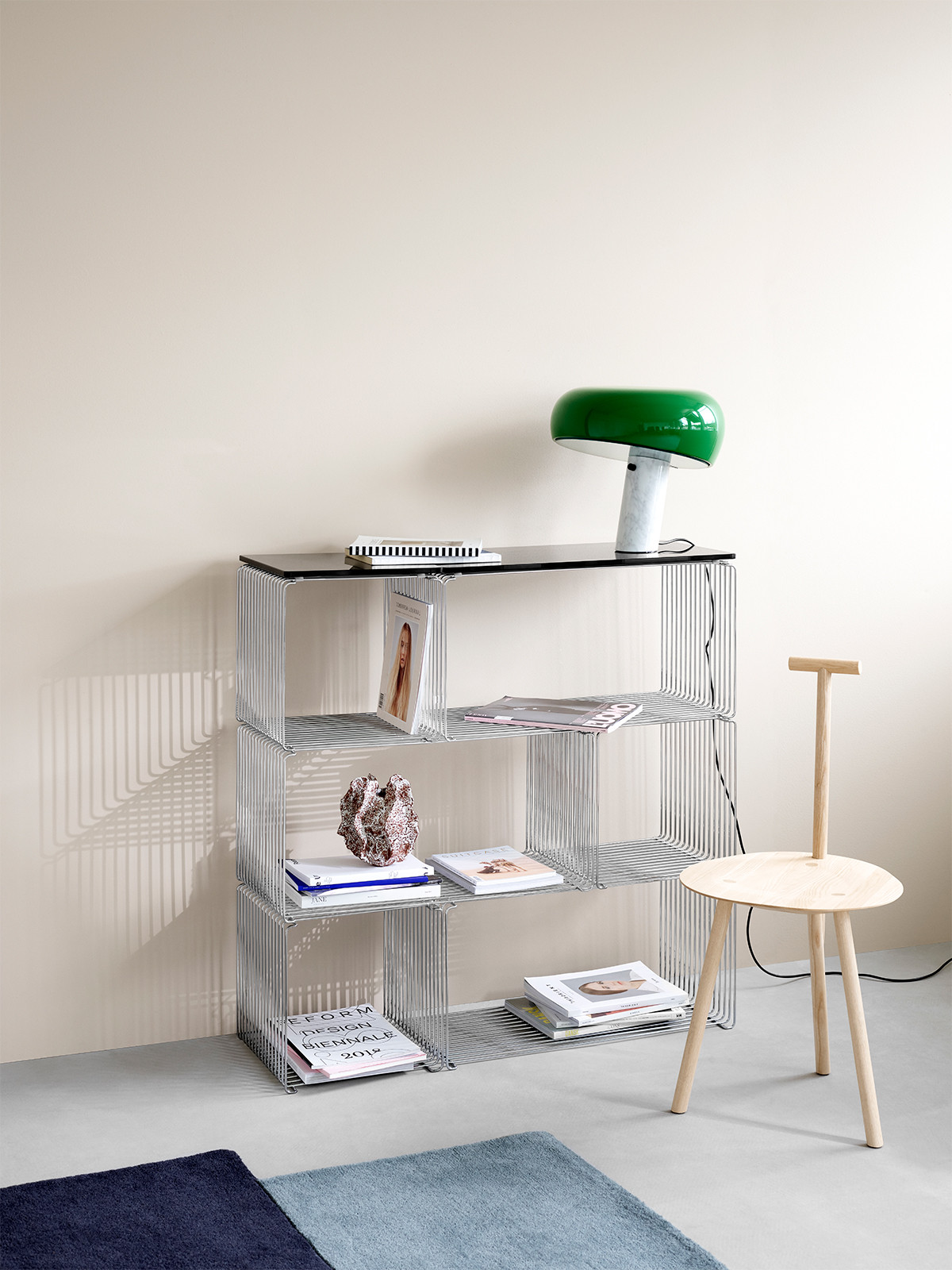 Panton Wire Extended - Modern Wire Shelf for Elegant Storage | Montana