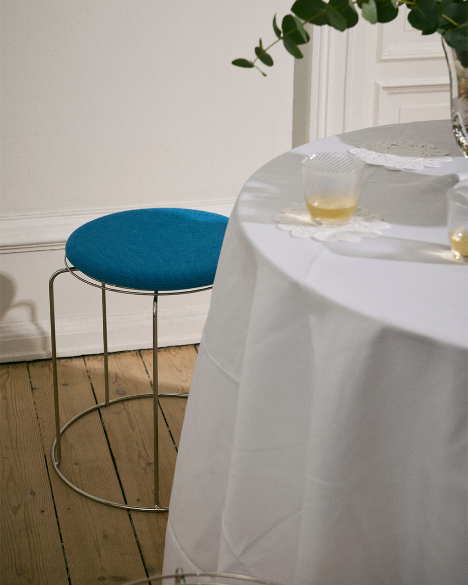 VP11 Panton Wire Stool Seat Pad by &Tradition - lifestyle view 2