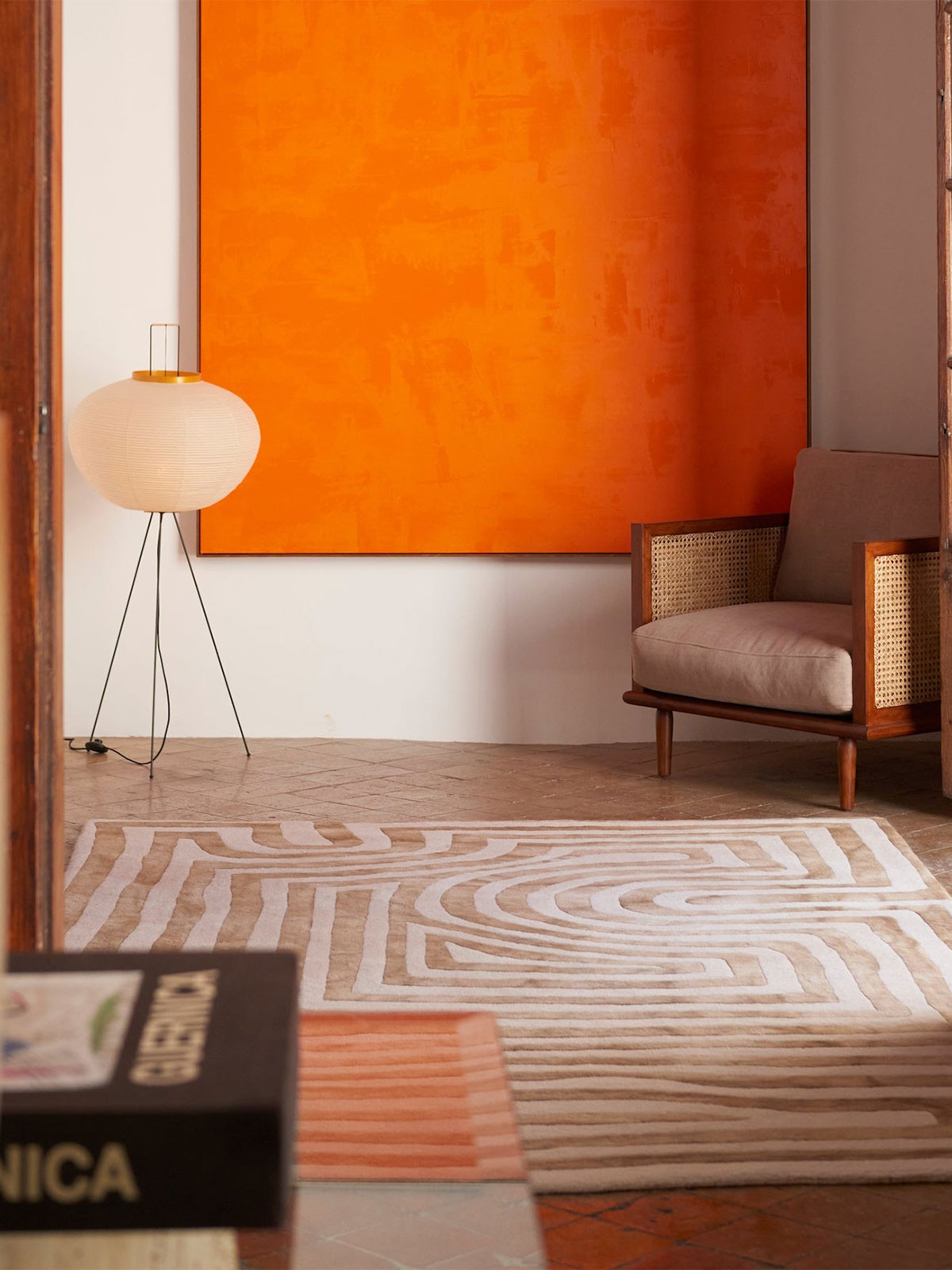 Psychedelic Labyrinth Rug by Dusty Deco - lifestyle view 1