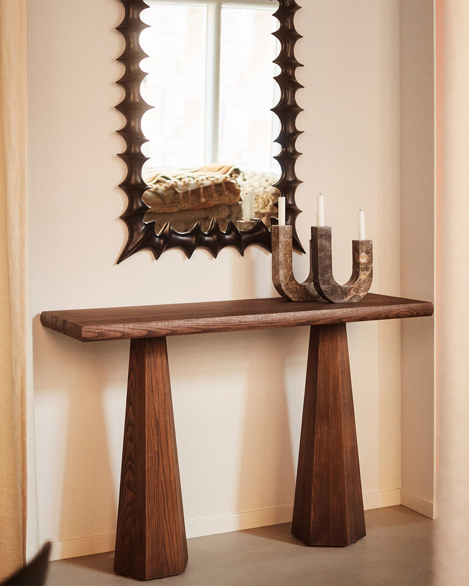 Hexagon Console Table by Dusty Deco - lifestyle view 2