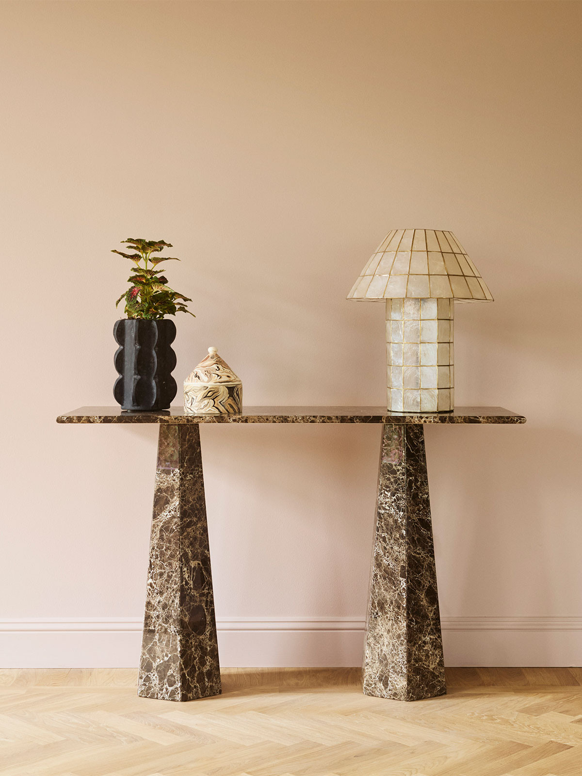Hexagon Console Table by Dusty Deco - lifestyle view 1