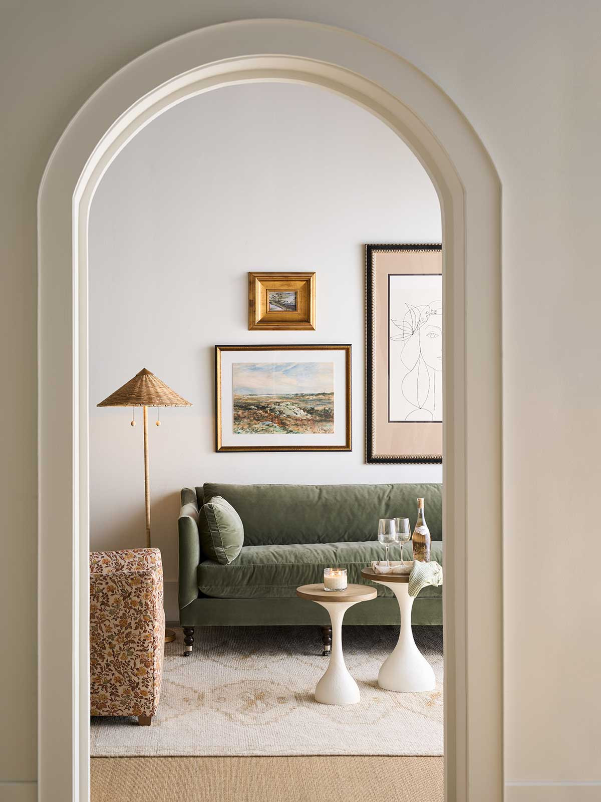 Madeline Sofa by Rowe Furniture - lifestyle view 1