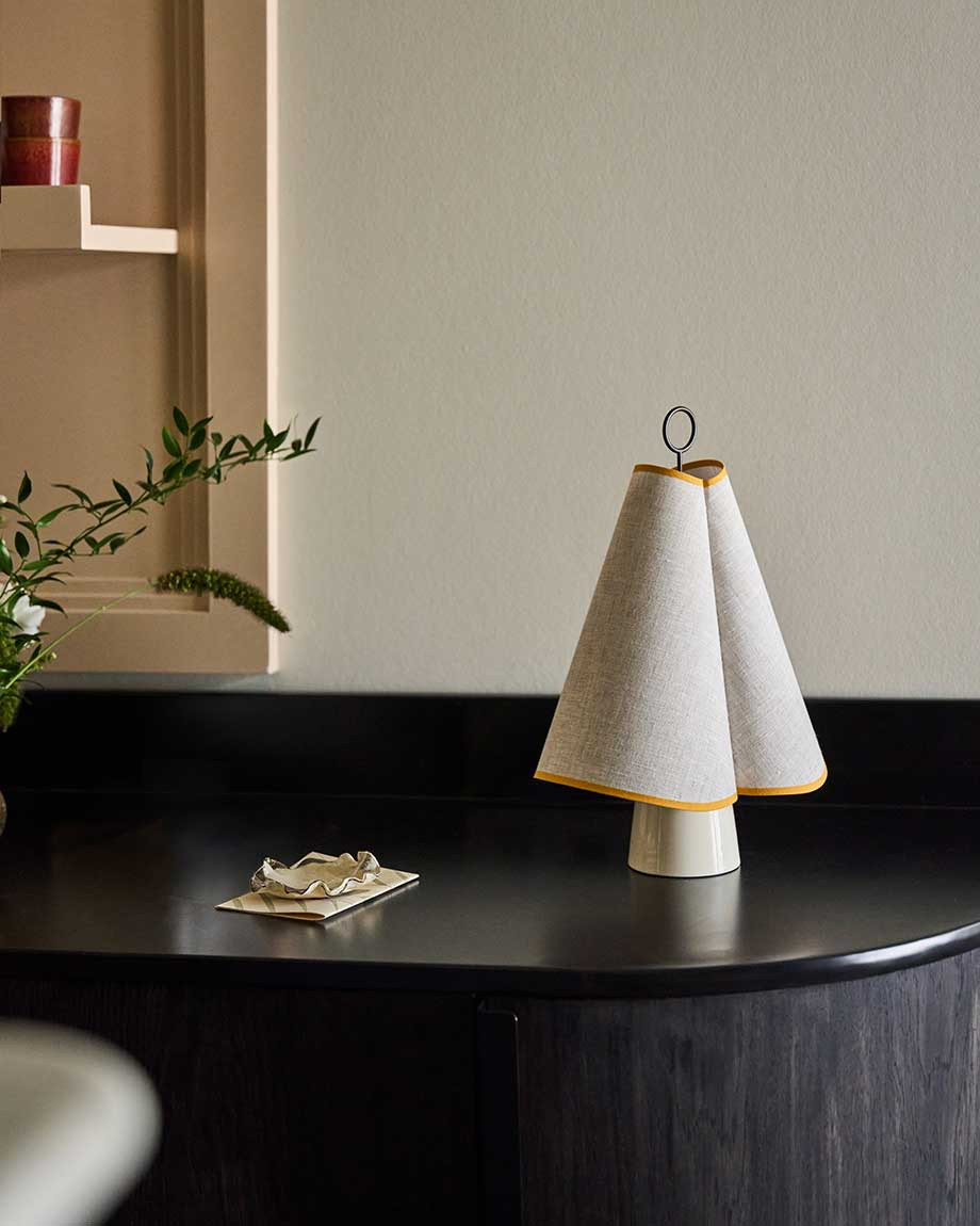 Hornbæk Portable Lamp by Gubi - lifestyle view 2