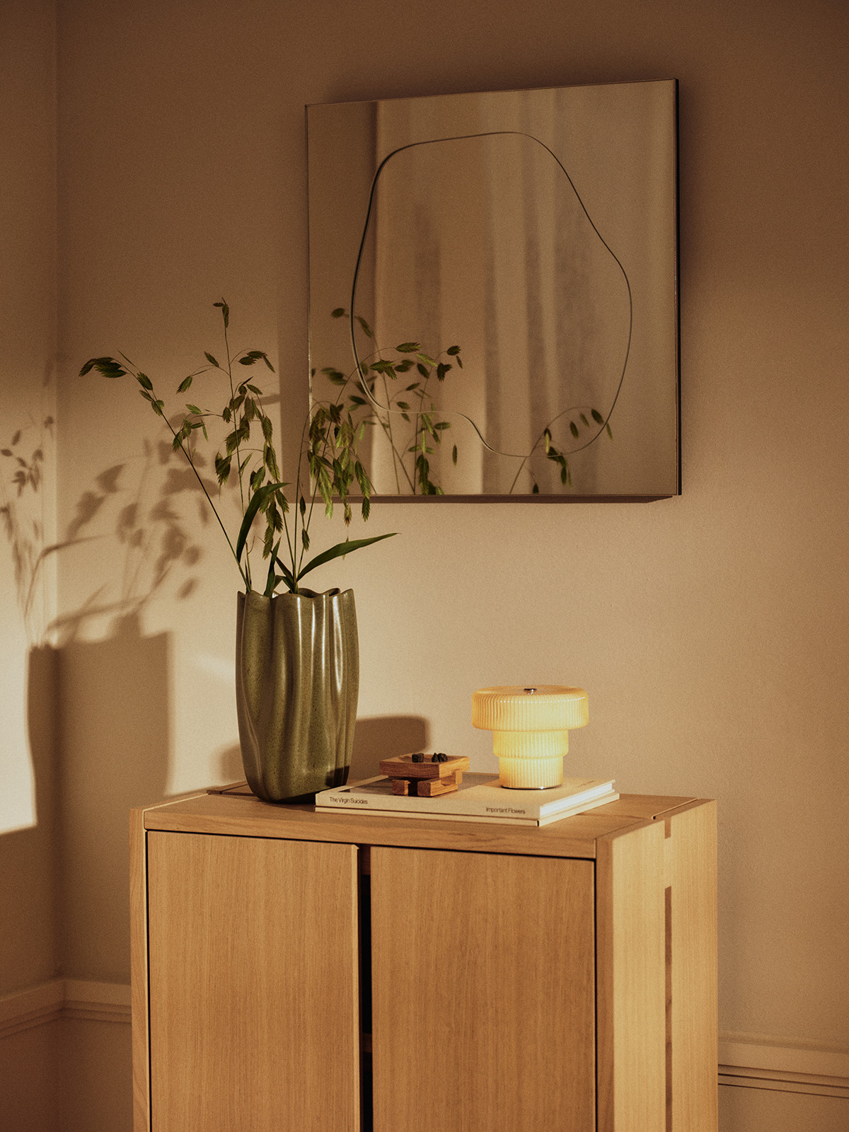 Ripple Portable Lamp by ferm LIVING - lifestyle view 1
