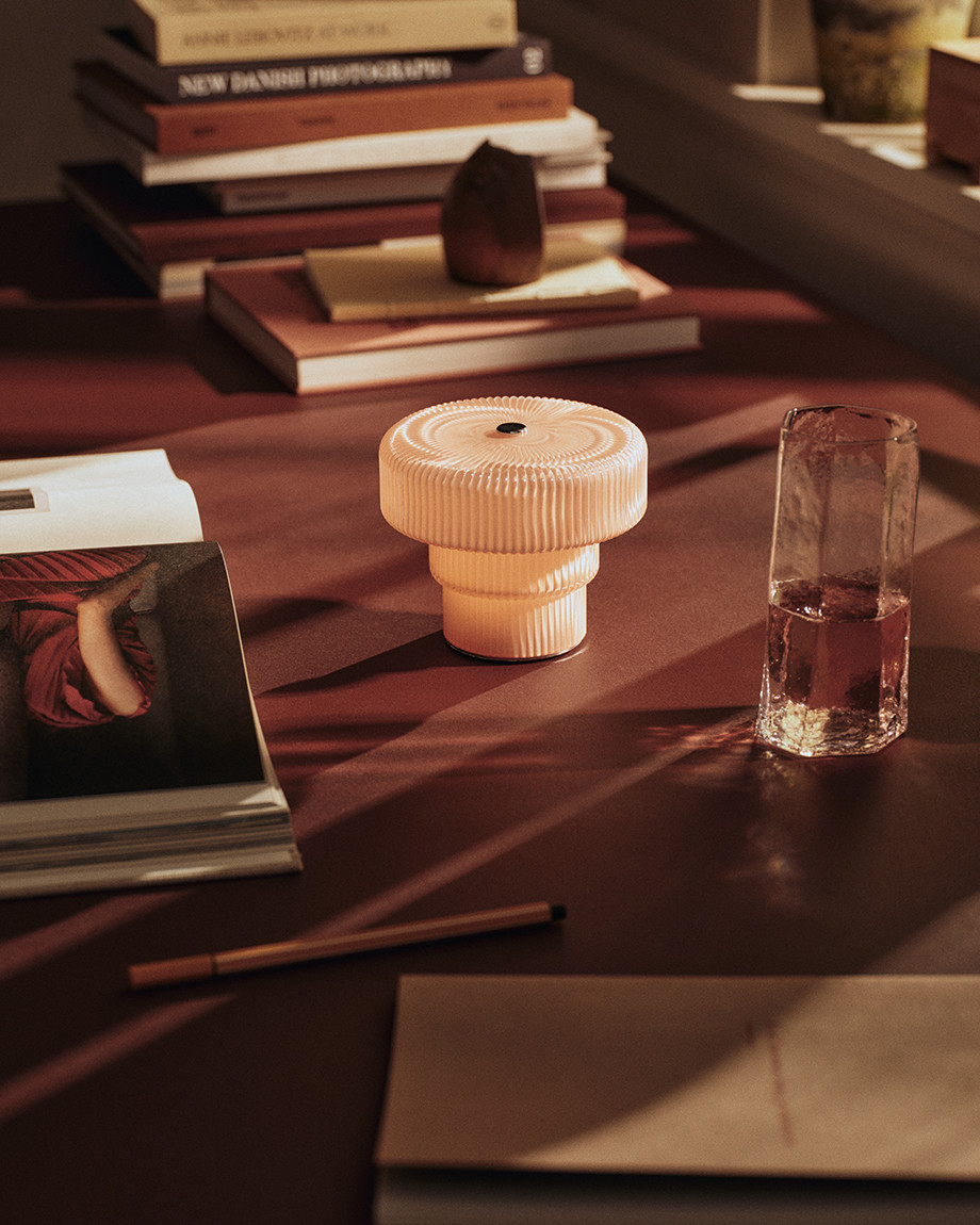 Ripple Portable Lamp by ferm LIVING - lifestyle view 2