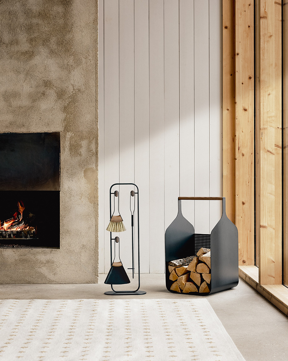 Fumi Log Holder by Eldvarm - lifestyle view 2