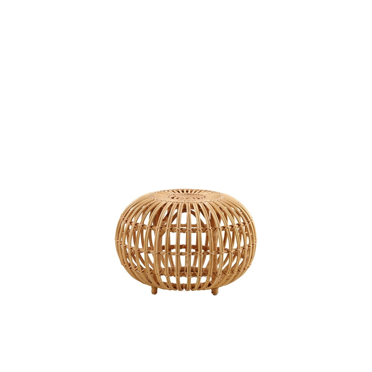 Franco Albini Ottoman | Stylish Rattan Footrest by Sika Design
