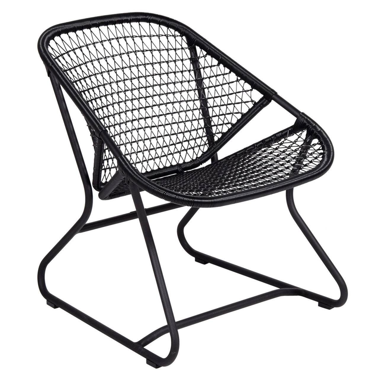 Sixties Low Armchair by Fermob - Retro Outdoor Lounge Chair with