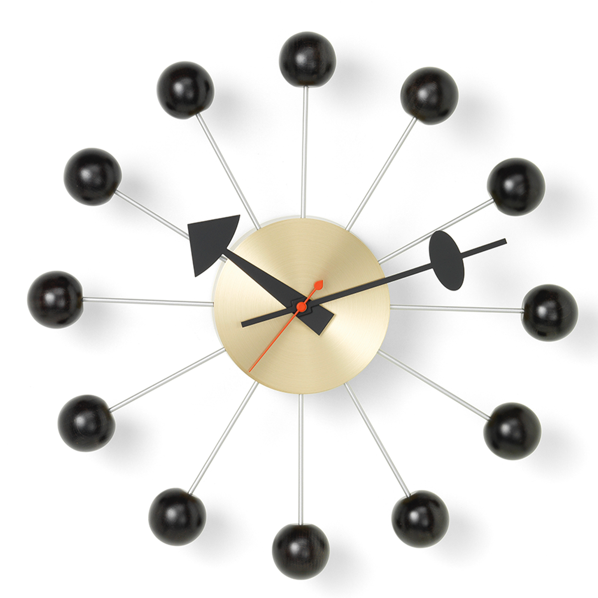 White Ball Clock