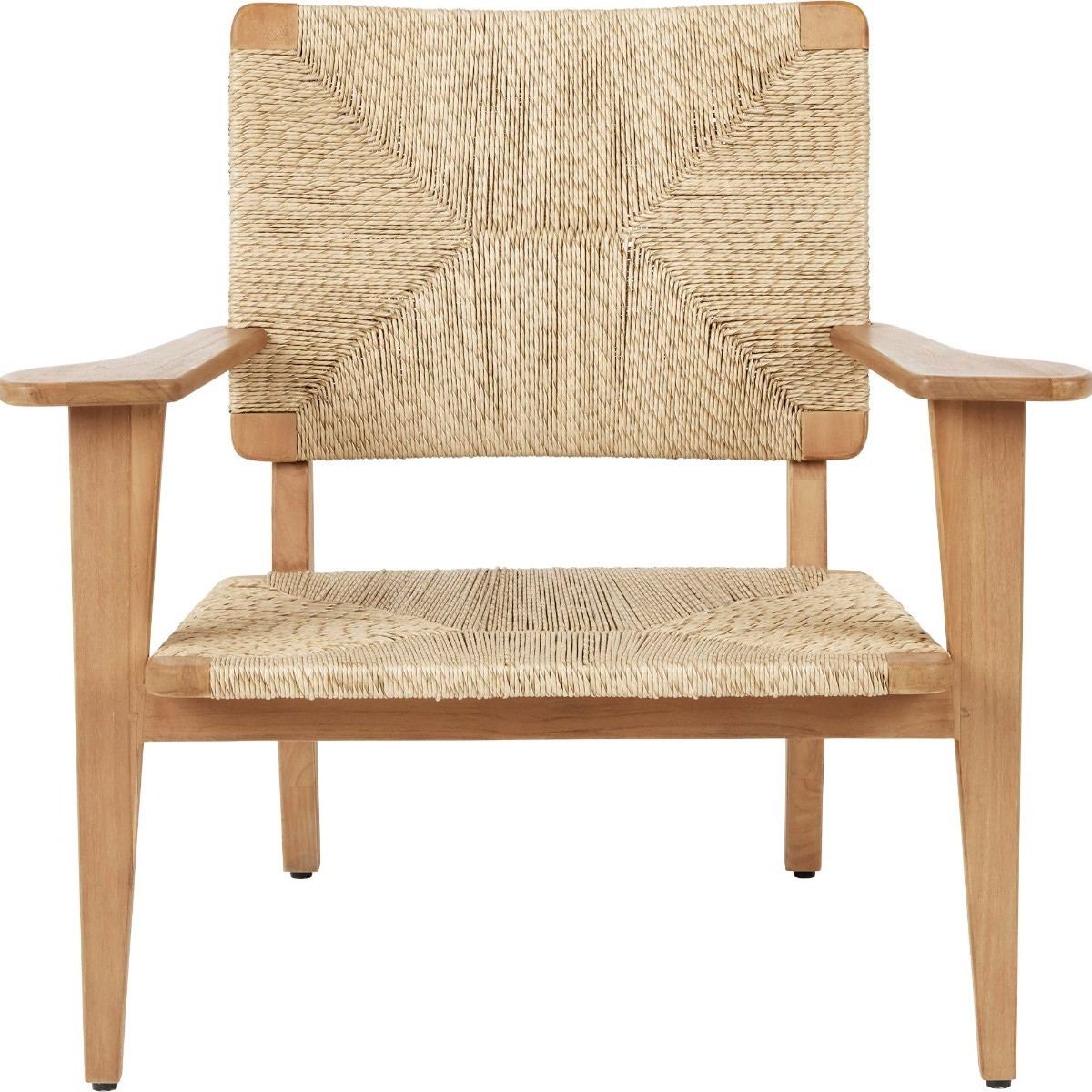 F-Chair Outdoor Lounge Chair | Stylish Teak Seating for Your Patio | Gubi