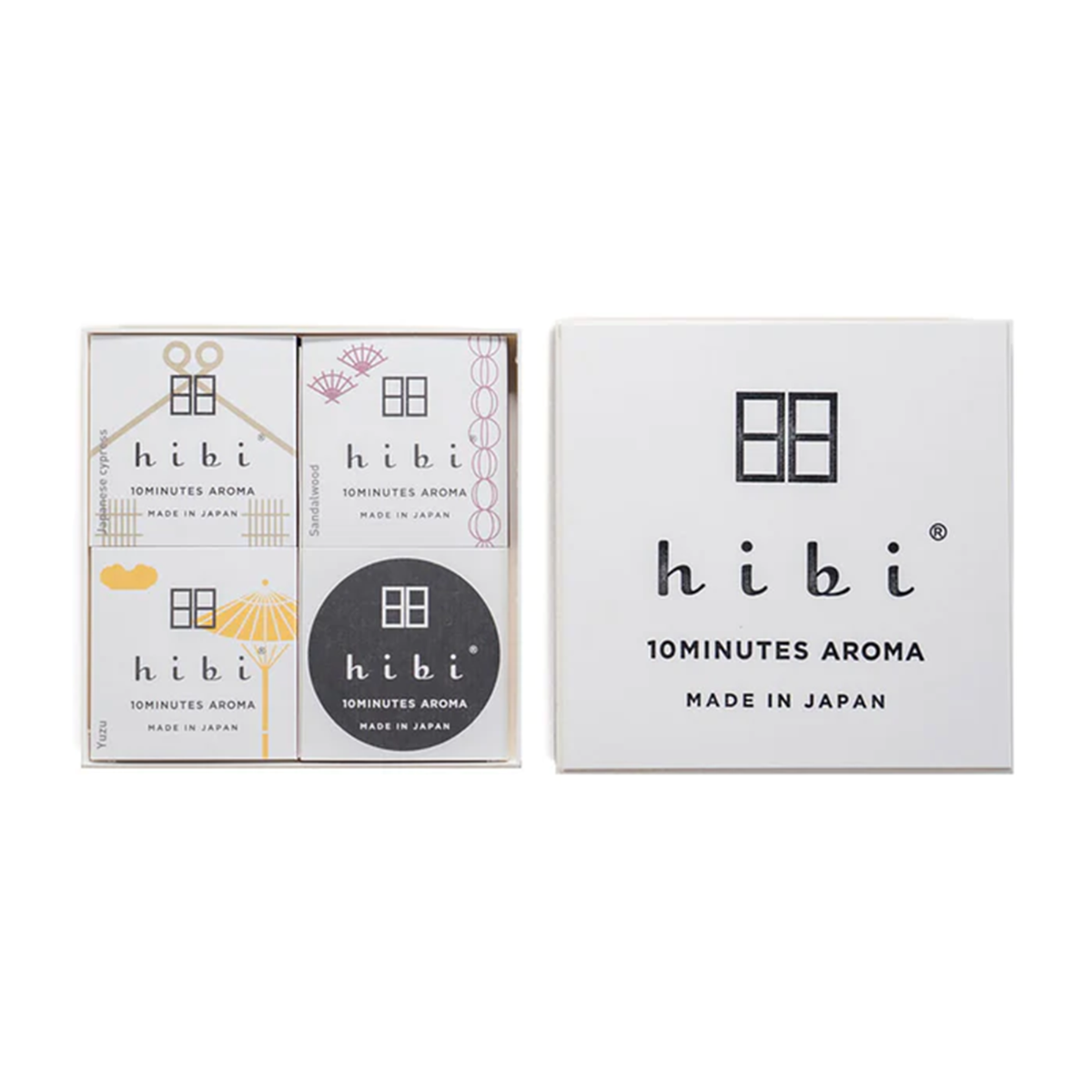 Hibi S001-508M Gift Box of 5 Assorted Fragrances 10 Min Aroma Incense Matches - Thumbnail 3
