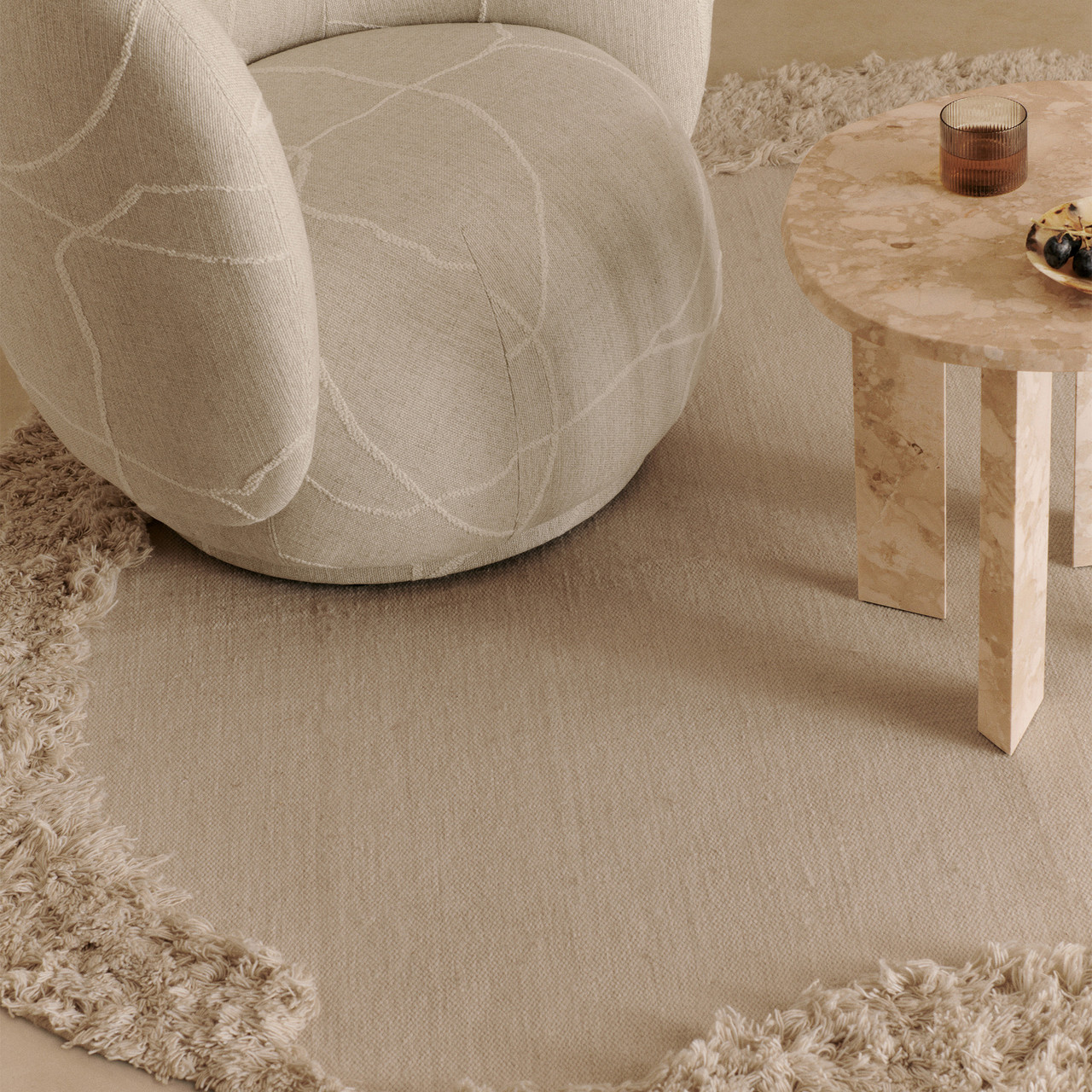 Norte Outdoor Rug by ferm LIVING | Lekker Home Boston