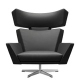 Oksen™ Lounge Chair by Fritz Hansen - front view