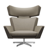 Oksen™ Lounge Chair by Fritz Hansen - front view
