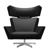Oksen™ Lounge Chair by Fritz Hansen - front view