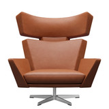 Oksen™ Lounge Chair by Fritz Hansen - front view