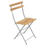 Bistro Natural Folding Chair–Set of Two