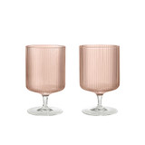 Ripple Wine Glasses–Set of Two by Ferm Living - front view