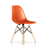 Eames® Molded Fiberglass Side Chair - Wood Dowel Base