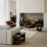 Barrow Lounge Chair by Ethnicraft - front view