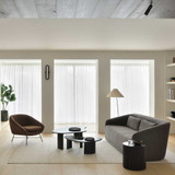 Barrow Lounge Chair by Ethnicraft - front view