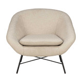 Barrow Lounge Chair by Ethnicraft - front view