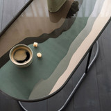 Graphite Wabi Sabi Oblong Glass Tray