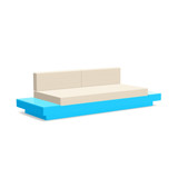 Platform Sofa with Two Tables