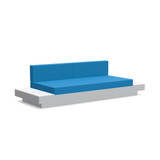 Platform Sofa with Two Tables