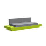 Platform Sofa with Two Tables