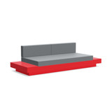 Platform Sofa with Two Tables