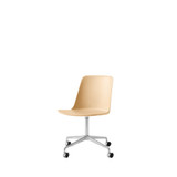 HW21 Rely Swivel Chair with Casters by &Tradition - front view