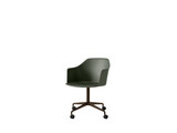HW48 Rely Swivel Armchair with Casters by &Tradition - front view