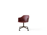 HW48 Rely Swivel Armchair with Casters by &Tradition - front view