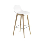 Fiber Barstool with Backrest