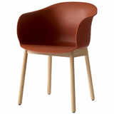 JH30 Elefy Dining Armchair with Wooden Base