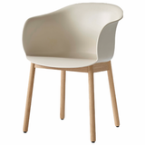 JH30 Elefy Dining Armchair with Wooden Base
