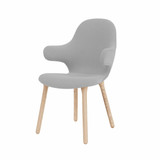 JH1 Catch Upholstered Dining Chair with Wooden Base