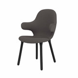 JH1 Catch Upholstered Dining Chair with Wooden Base