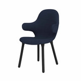 JH1 Catch Upholstered Dining Chair with Wooden Base