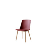 HW71 Rely Dining Chair with Wooden Base by &Tradition - front view