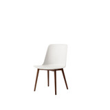 HW71 Rely Dining Chair with Wooden Base by &Tradition - front view
