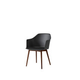 HW76 Rely Dining Armchair with Wooden Base by &Tradition - front view