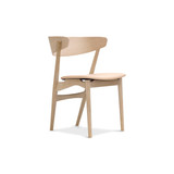 No. 7 Dining Chair with Upholstered Seat