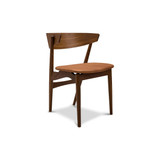 No. 7 Dining Chair with Upholstered Seat