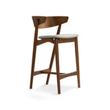 No. 7 Counter Chair with Upholstered Seat