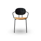 Piet Hein Dining Armchair with Upholstered Seat