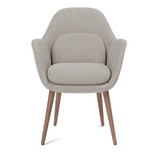 Swoon Dining Armchair by Fredericia - front view