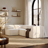 Flora Modular Sofa by Woud - front view